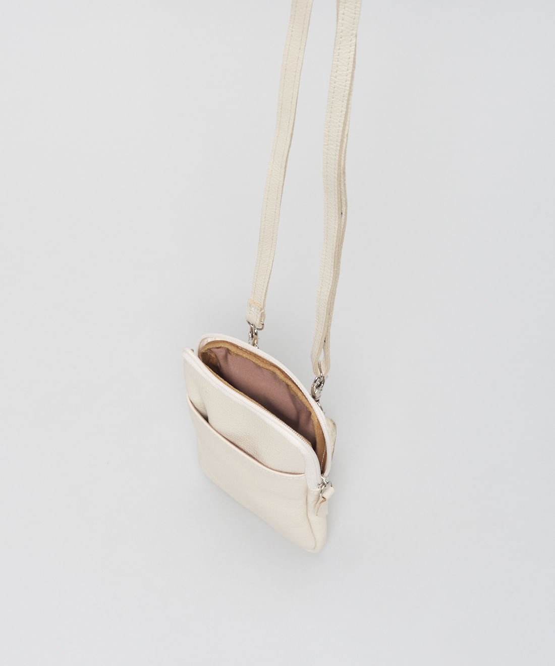 Bolsa p Couro Alcas - Offwhite Branco 5