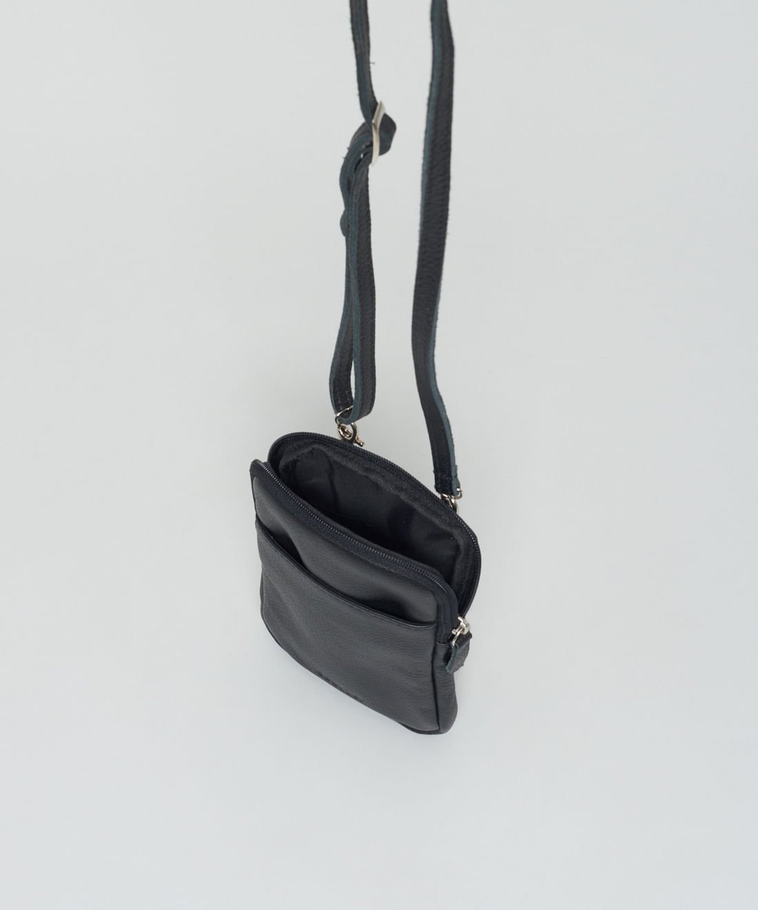 Bolsa p Couro Alcas - Preto Preto 5
