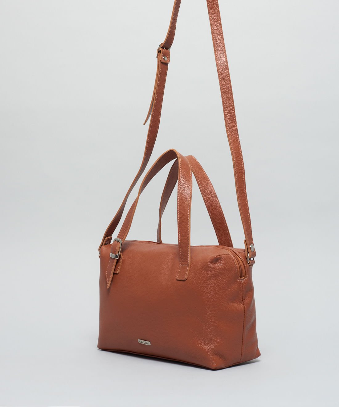 Bolsa m Couro Duda - Mousse Marrom 4