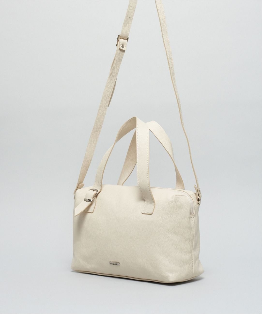 Bolsa m Couro Duda - Offwhite Off White 4