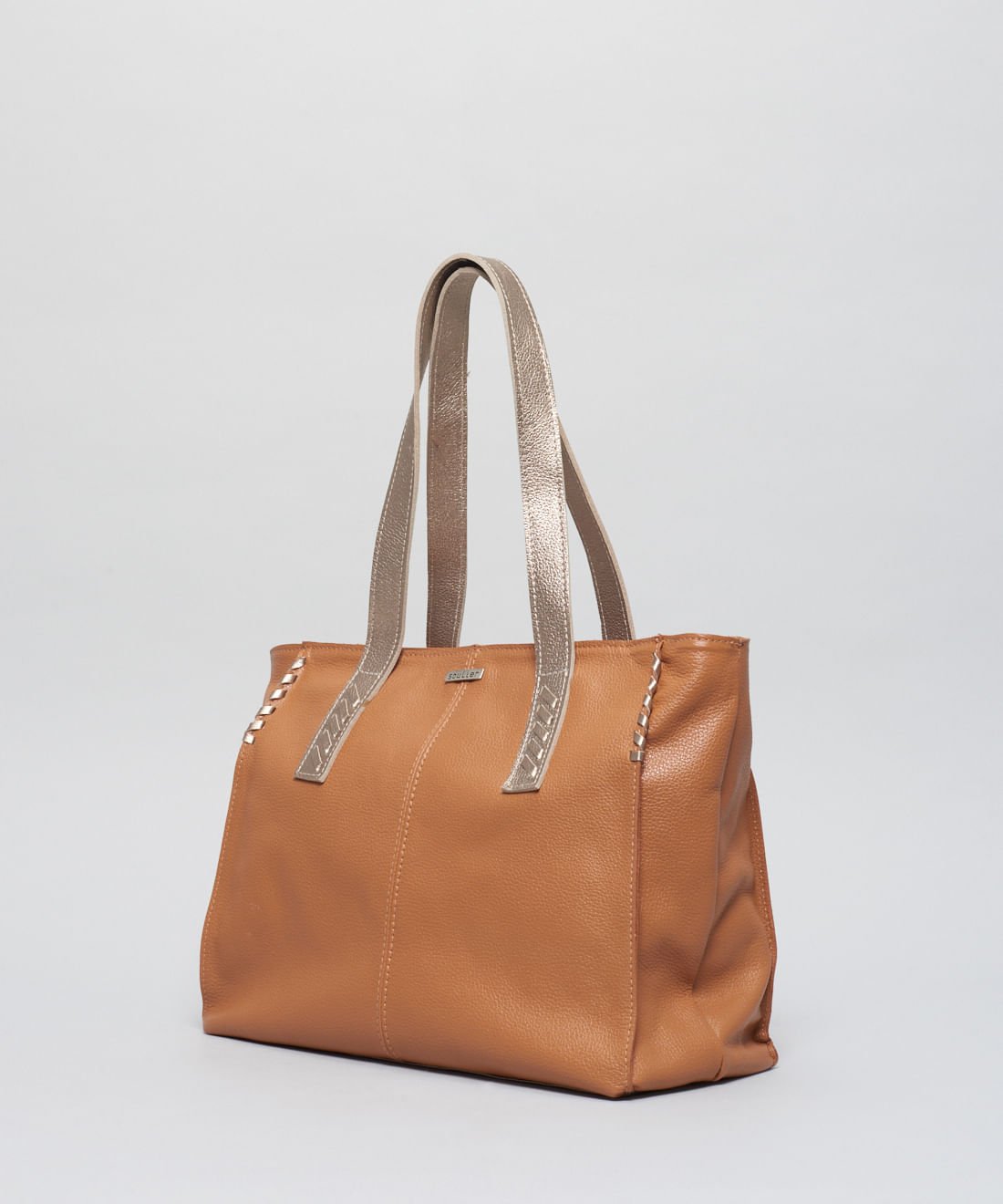 Bolsa Grande Detalhes - Caramelo Marrom 2