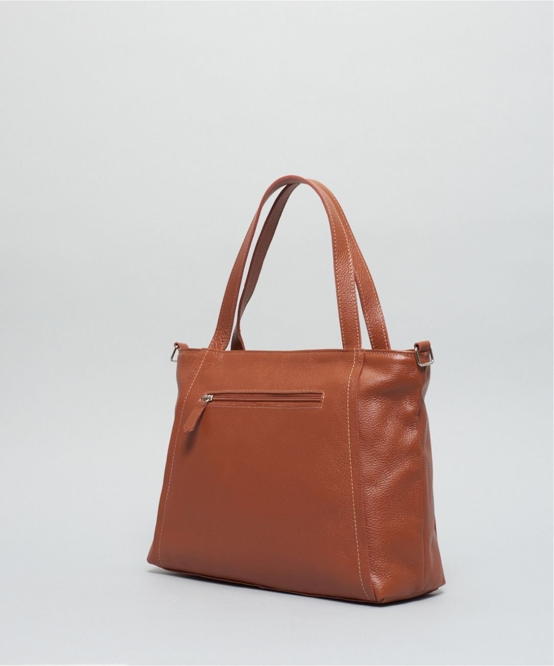 Bolsa g Couro Alice - Mousse Marrom 2