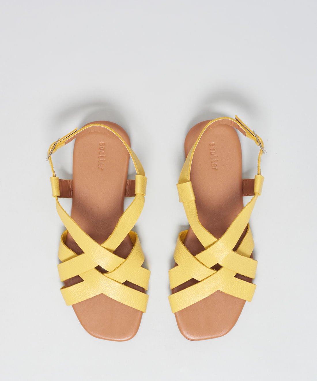 Rasteira Basica Tiras Duo - Camomila Amarelo 4