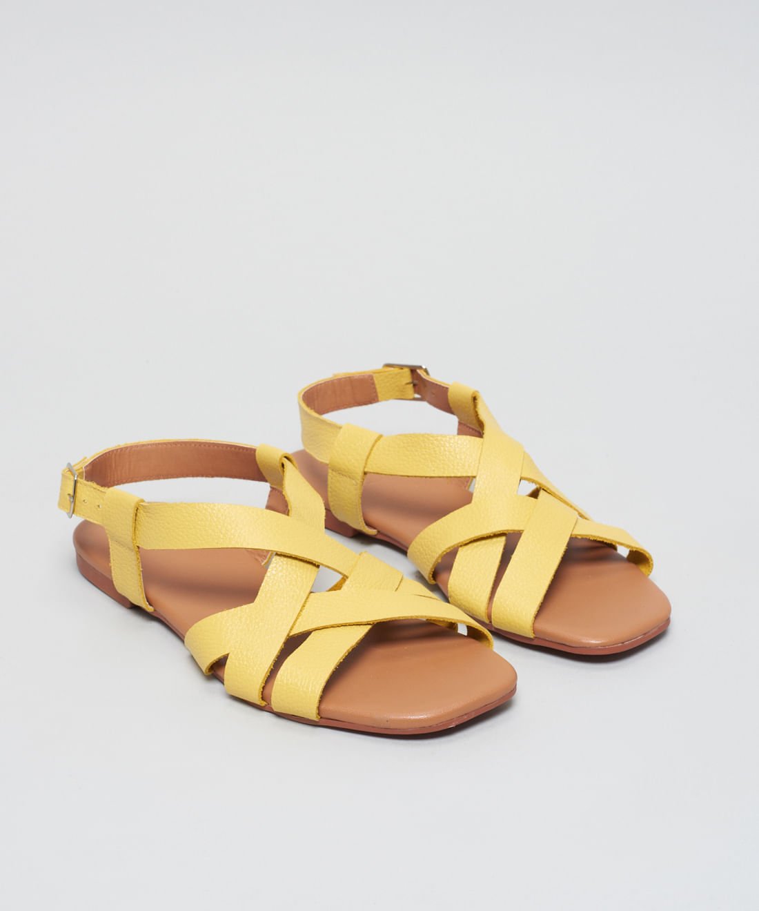 Rasteira Basica Tiras Duo - Camomila Amarelo 2