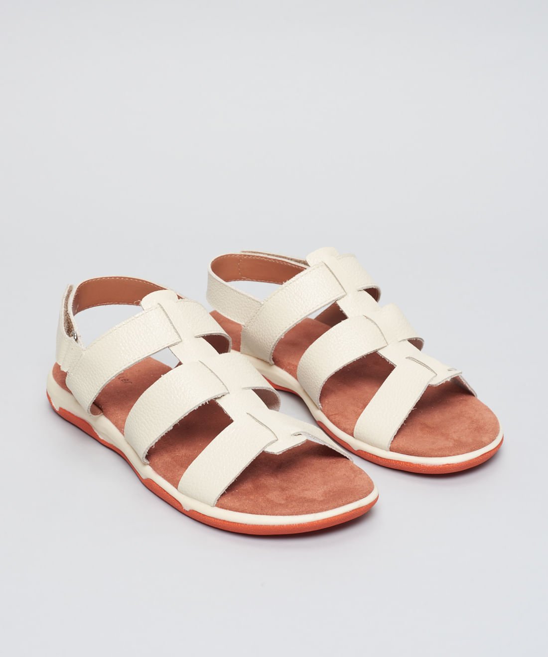 Rasteira Capri Couro Lara - Offwhite Branco 2