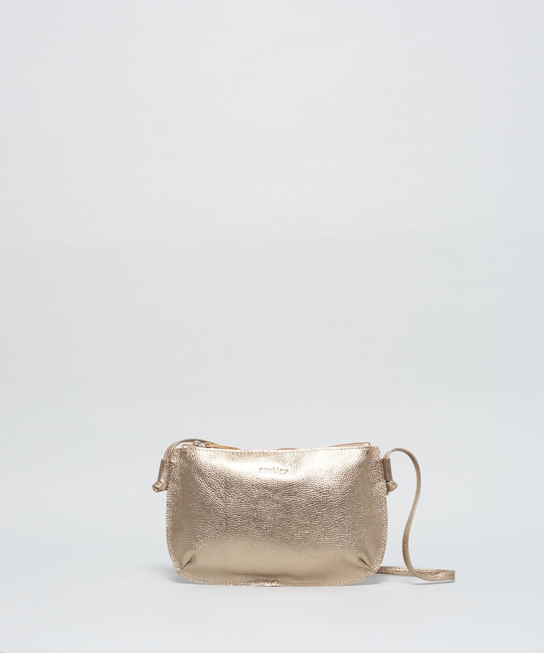 Bolsa Castanha - Metalizado Dourado 4