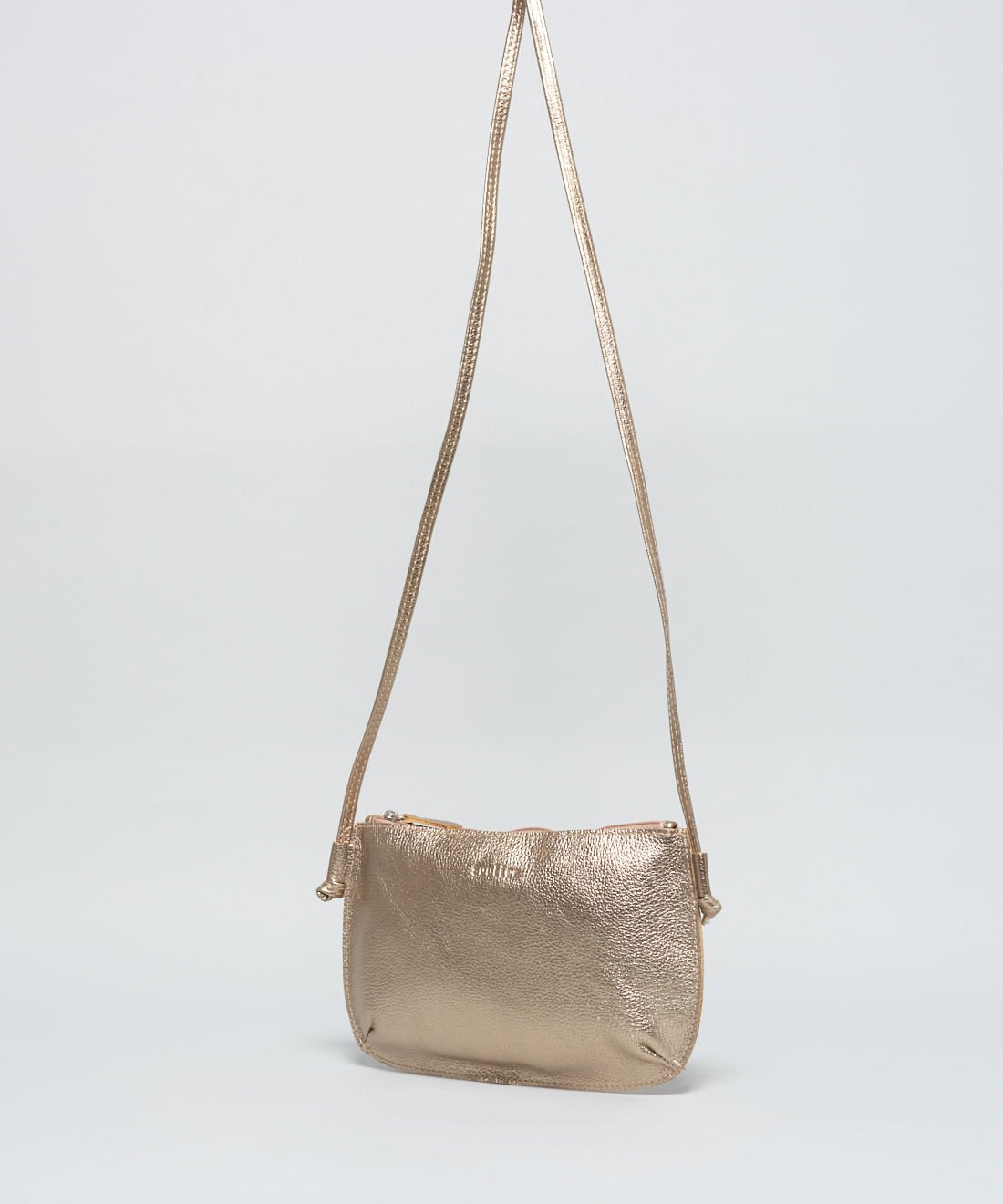 Bolsa Castanha - Metalizado Dourado 5