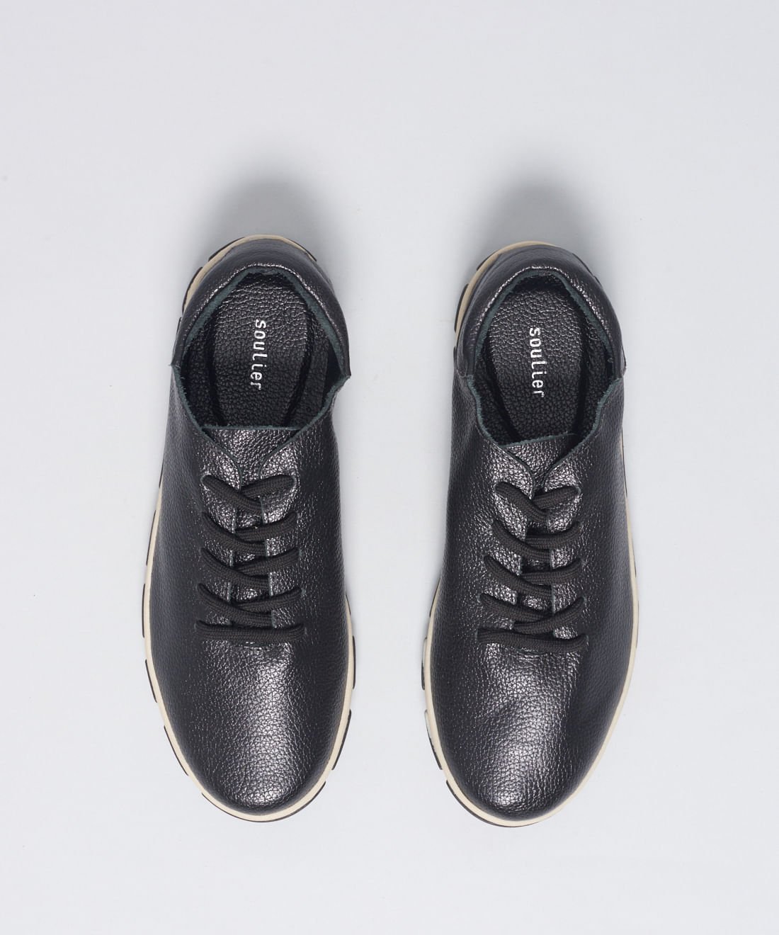 Tênis Francês Liso - Preto Preto 4