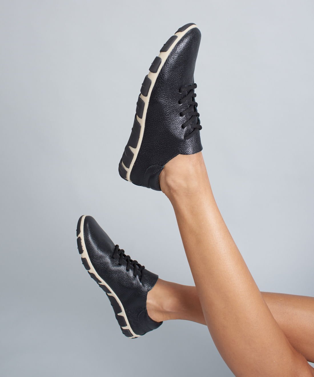 Tênis Francês Liso - Preto Preto 5
