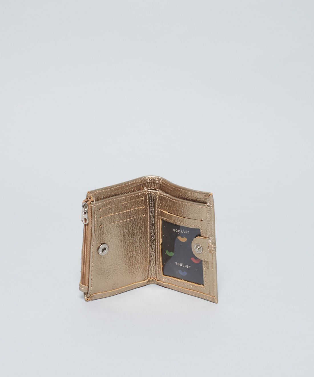 Carteira p Recorte - Prata Velho Dourado 3