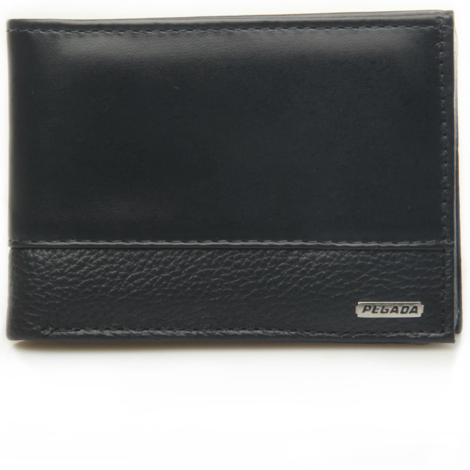 Carteira Pegada Masculina em Couro Preto CA034102-02 Preto 1