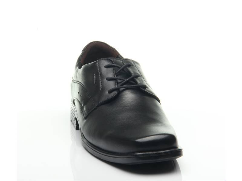 Sapato Pegada Masculino Plus Size em Couro Preto 522109-01 Preto 1
