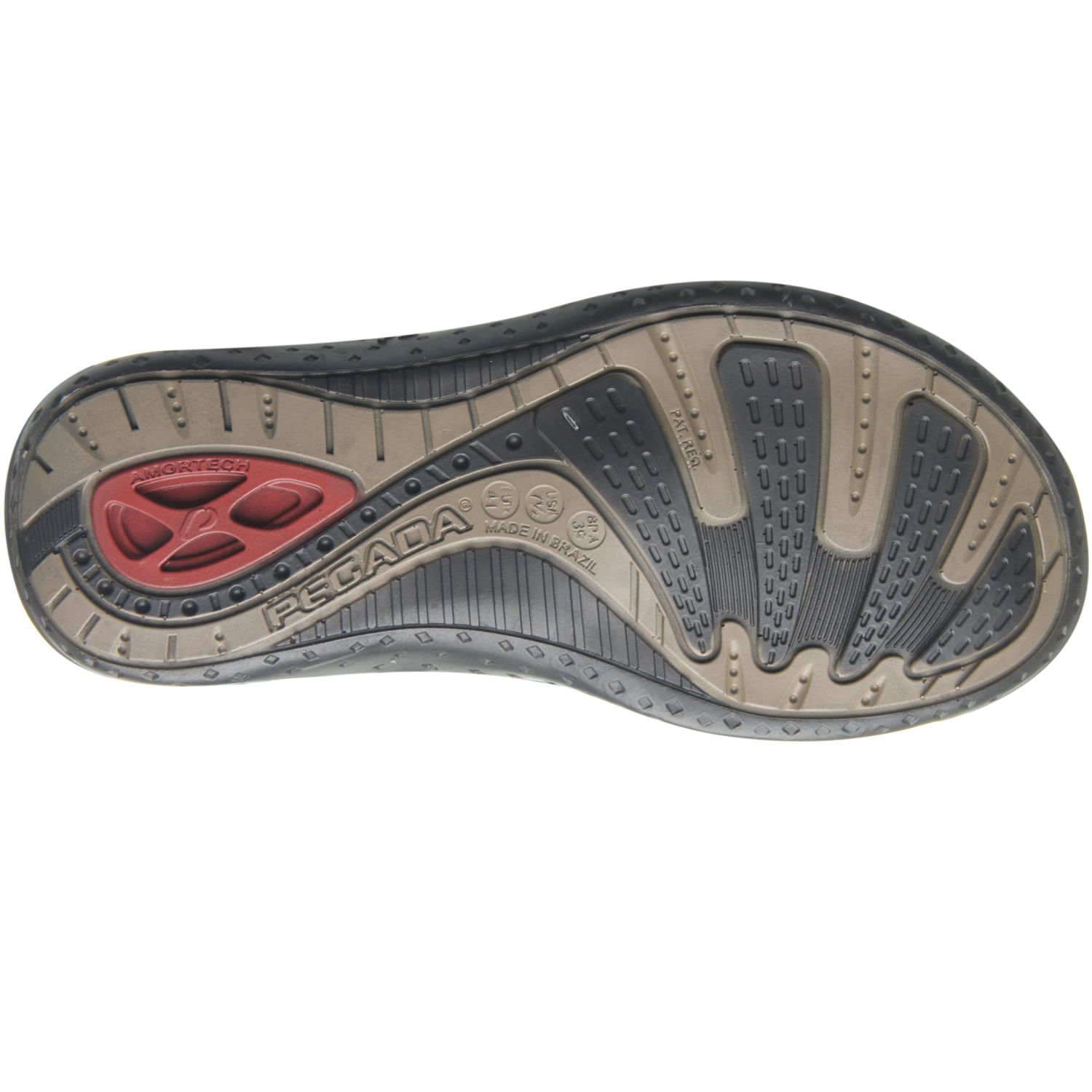 Chinelo Pegada Masculino em Couro Pinhão 131663-02 Marrom 5