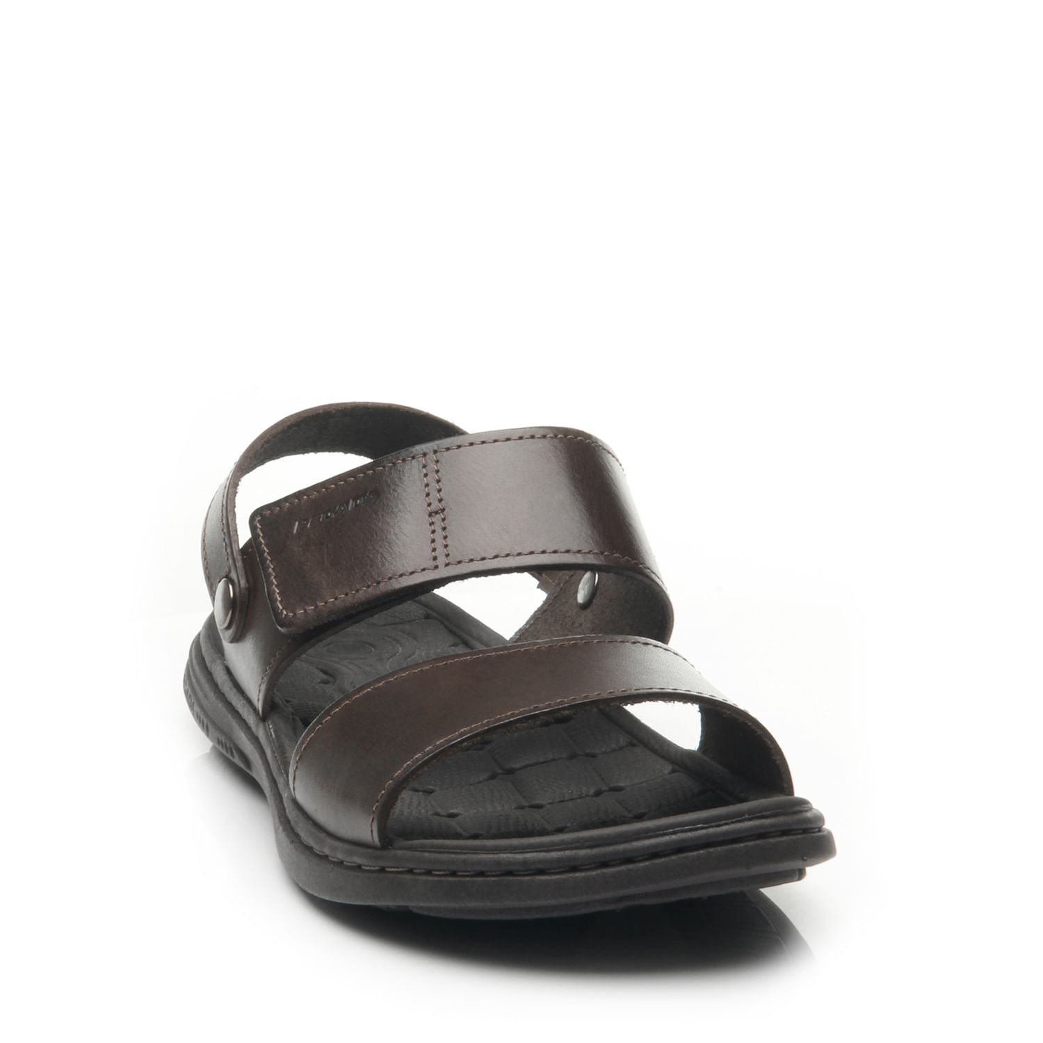 Sandália Pegada Masculina em Couro Cravo 131286-02 Marrom 2