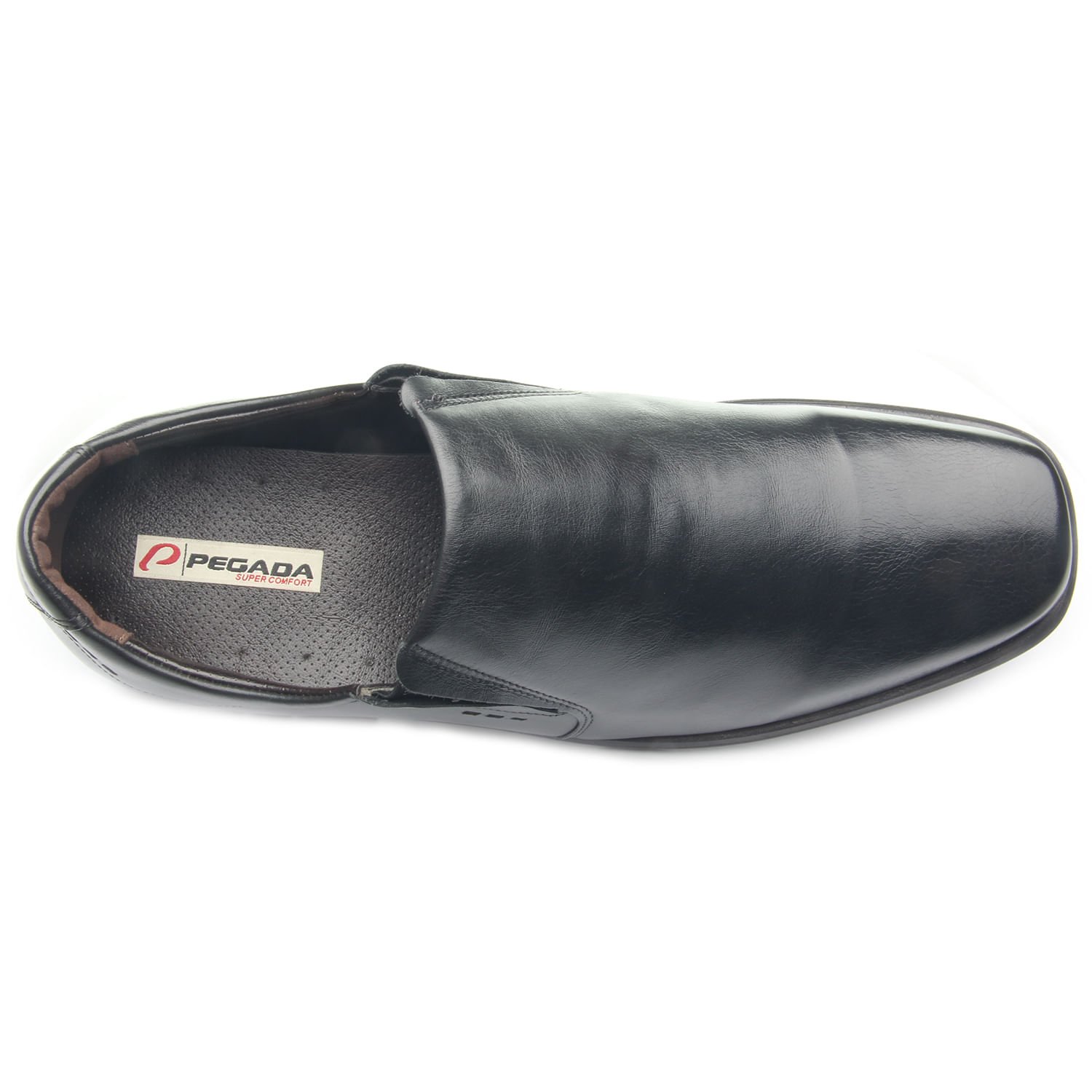 Sapato Pegada Masculino Plus Size em Couro Preto 522110-01 Preto 5