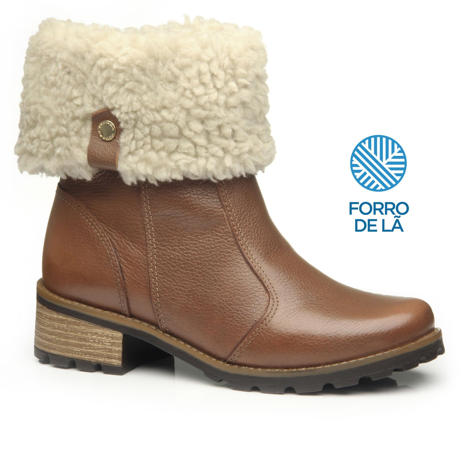 Bota Pegada Feminina em Couro Terracota 281492-02 Marrom 1