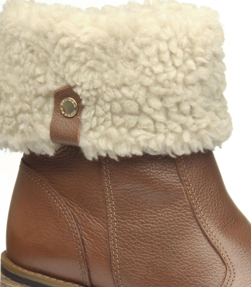 Bota Pegada Feminina em Couro Terracota 281492-02 Marrom 4