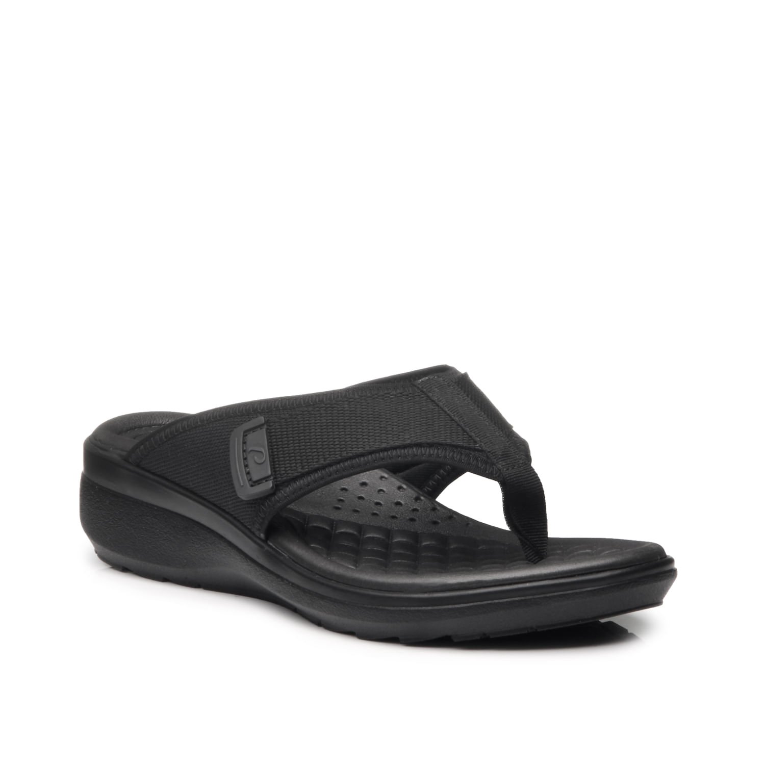 Chinelo Pegada Feminino em Tecido Preto 232751-03 Preto 2