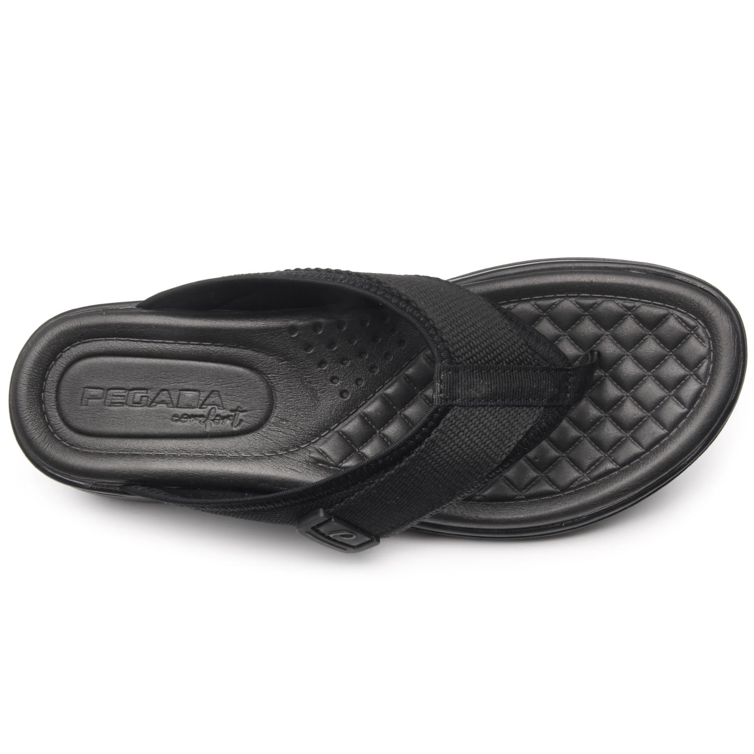 Chinelo Pegada Feminino em Tecido Preto 232751-03 Preto 4