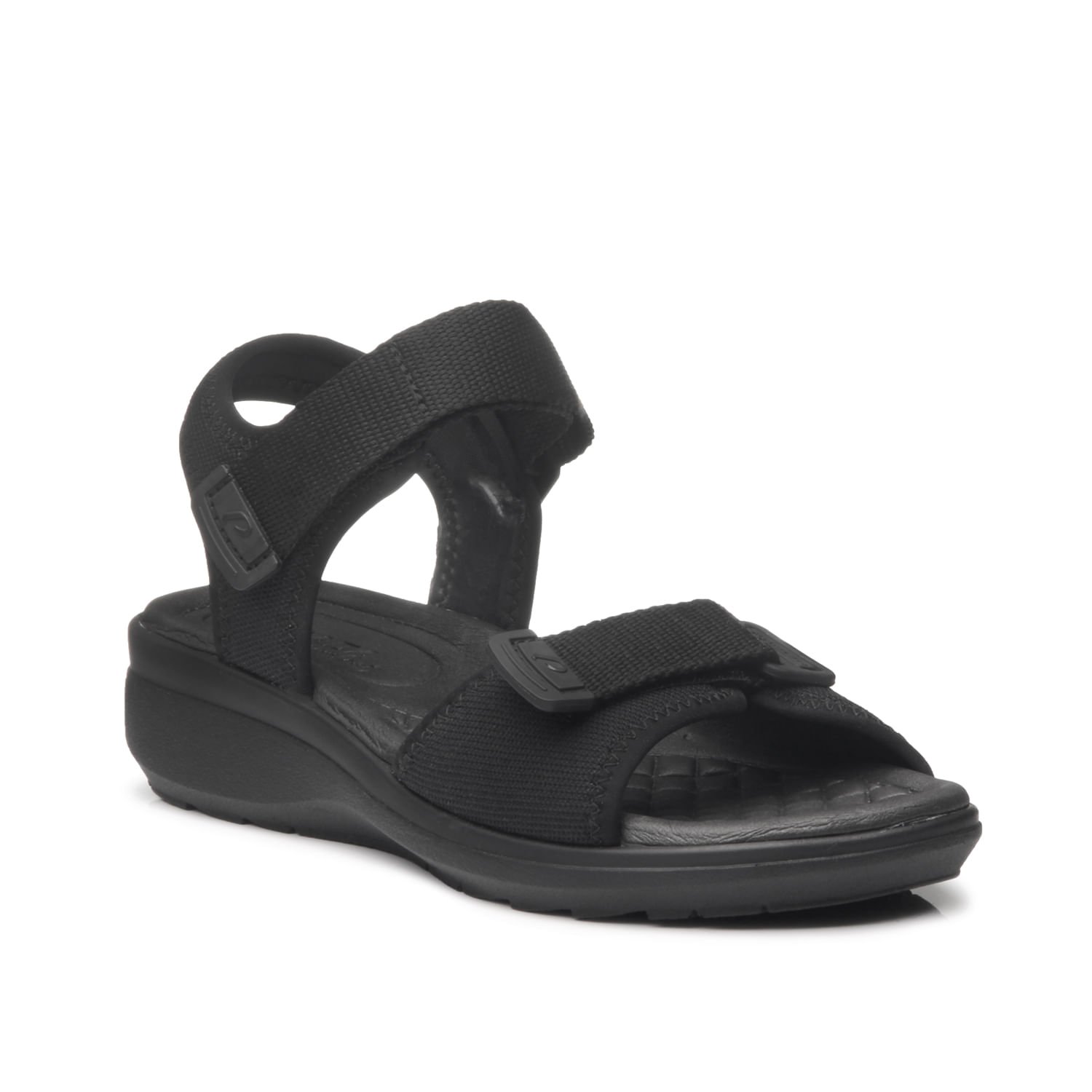 Sandália Pegada Feminino em Tecido Preto 232752-03 Preto 3