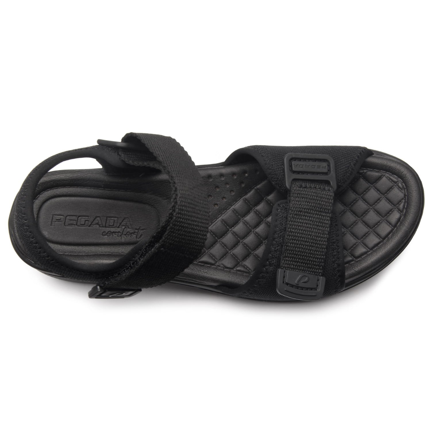 Sandália Pegada Feminino em Tecido Preto 232752-03 Preto 5