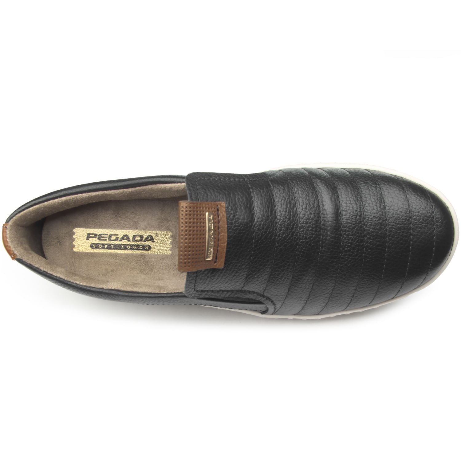 Tênis Pegada Feminino em Couro Preto 210503-05 Preto 5