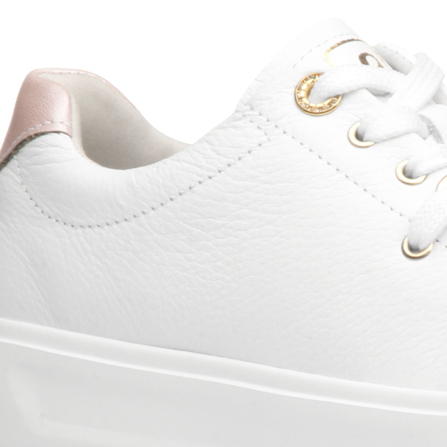 Tenis Pegada Feminino em Couro Branco 211202-02 Branco 2
