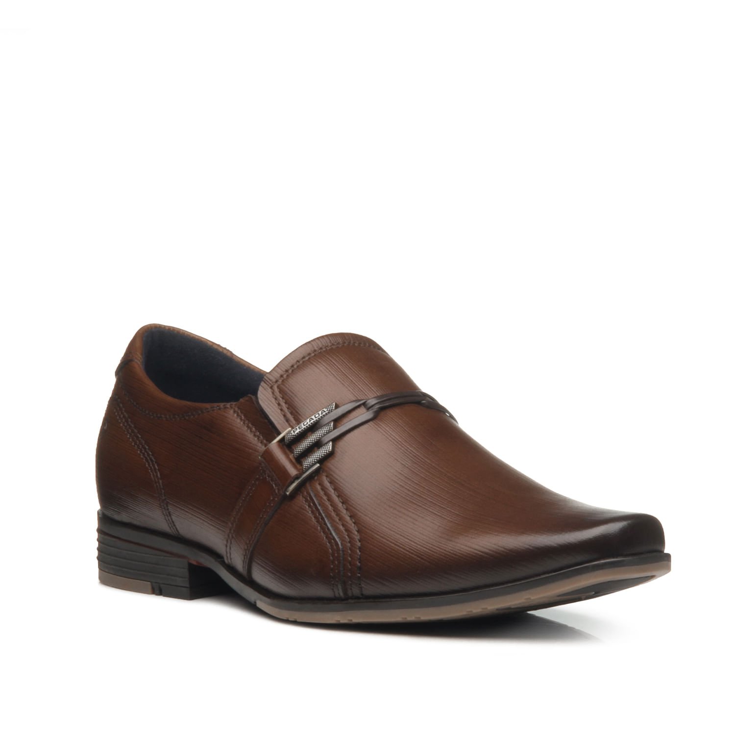 Sapato Social Pegada Masculino em Couro Pinhao 125806-02 Marrom 3