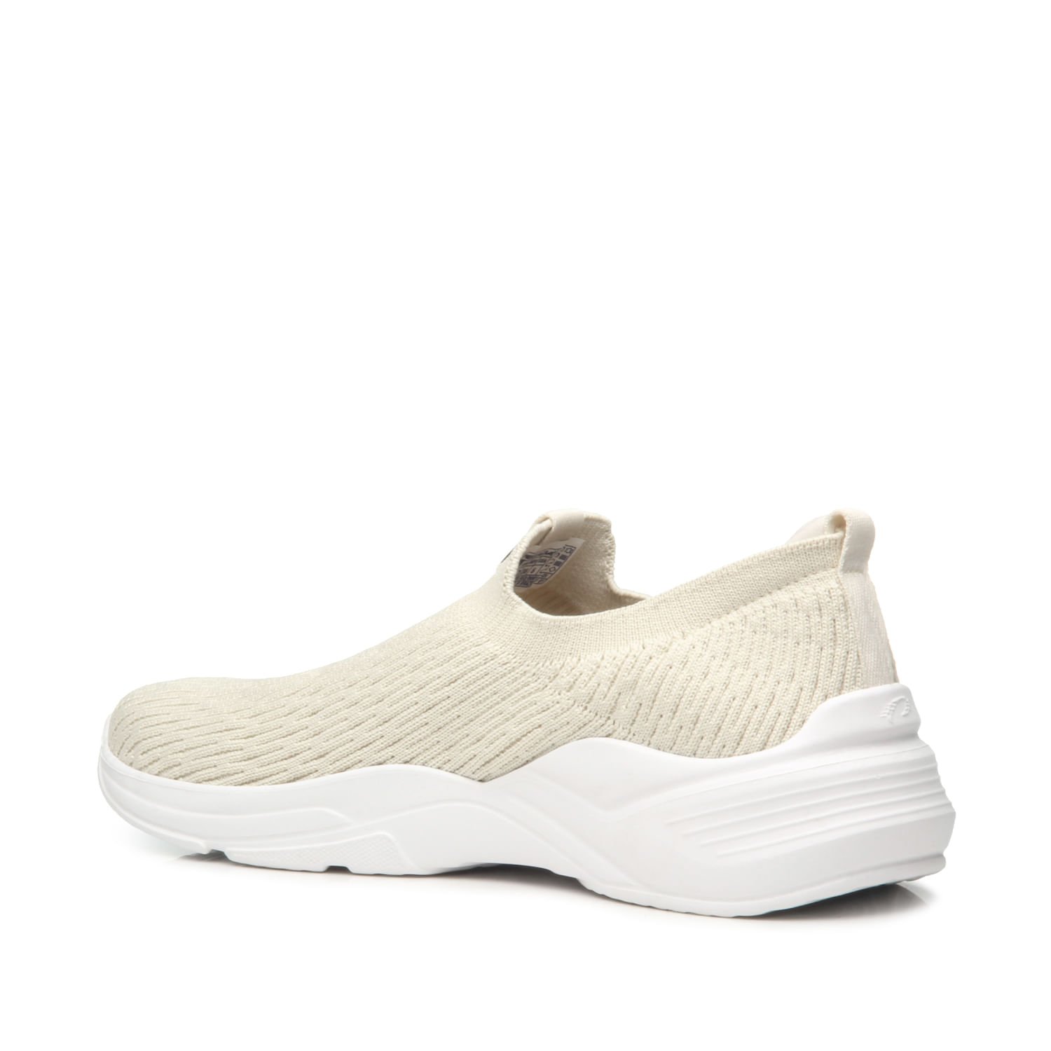 Tenis Pegada Feminino em Tecido Bege 218833-01 Bege 4