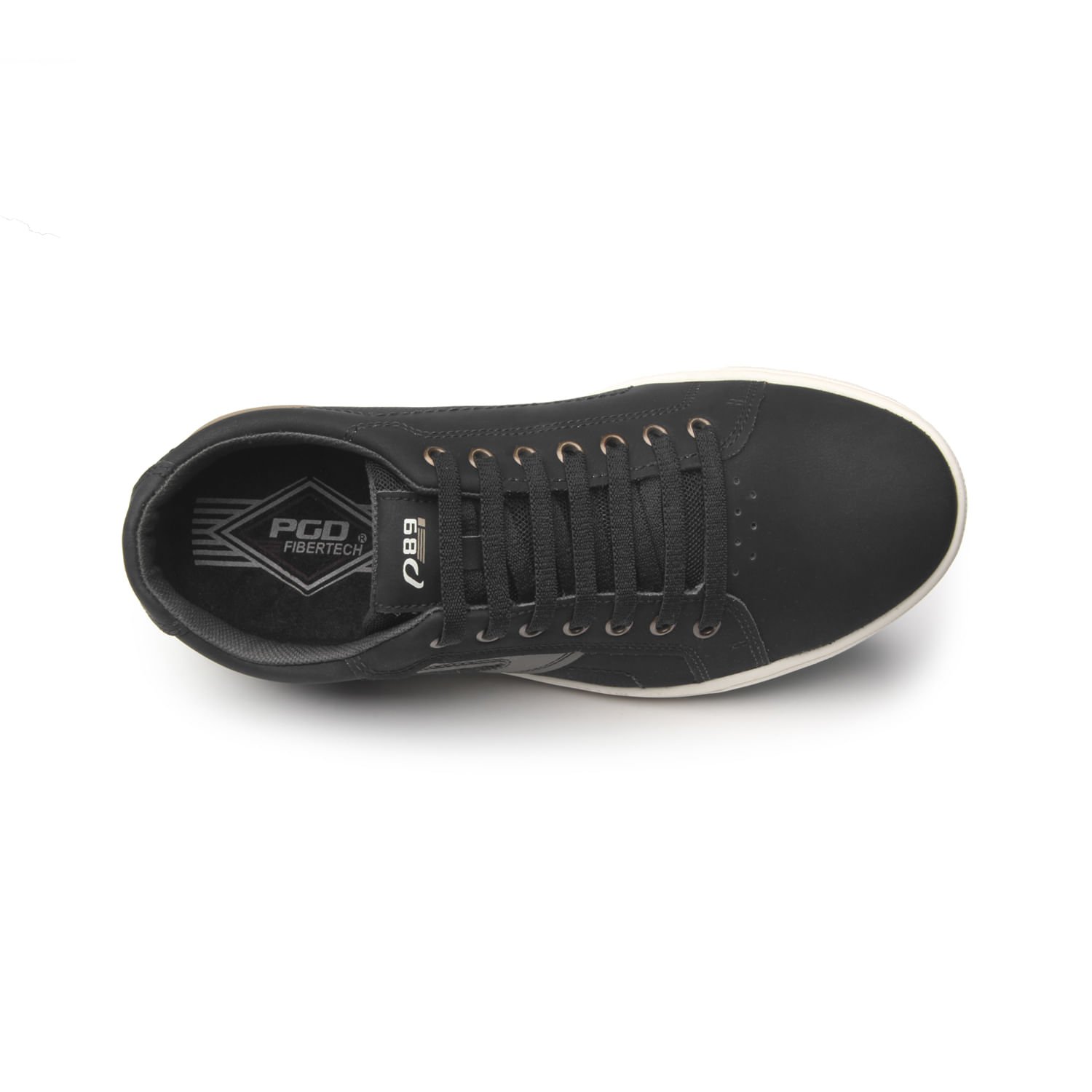 Sapatênis Pegada Infantil em Microfibra Preto 371304-10 Preto 6