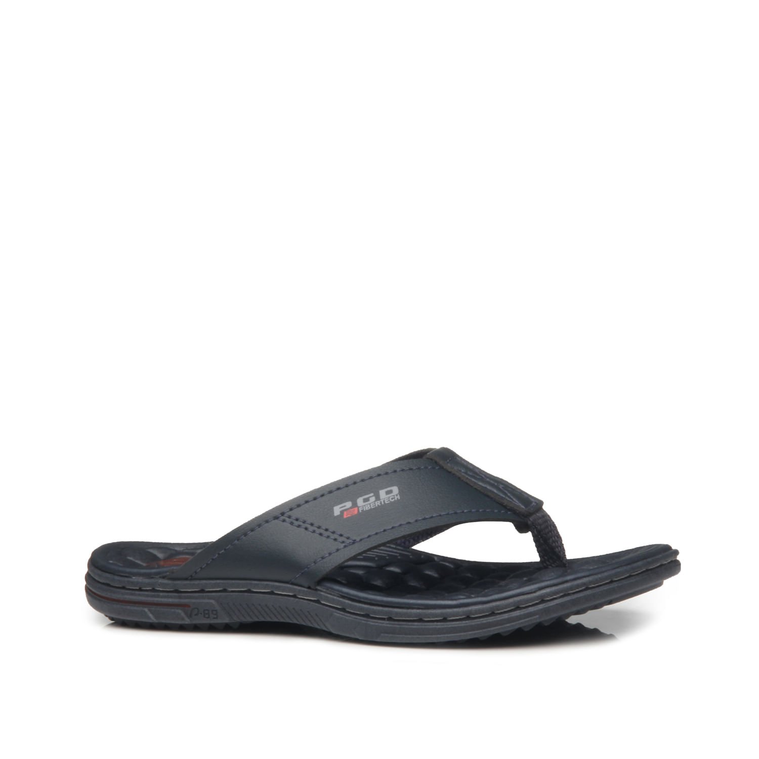 Chinelo Pegada Infantil em Microfibra Marinho 373301-03 Azul 1