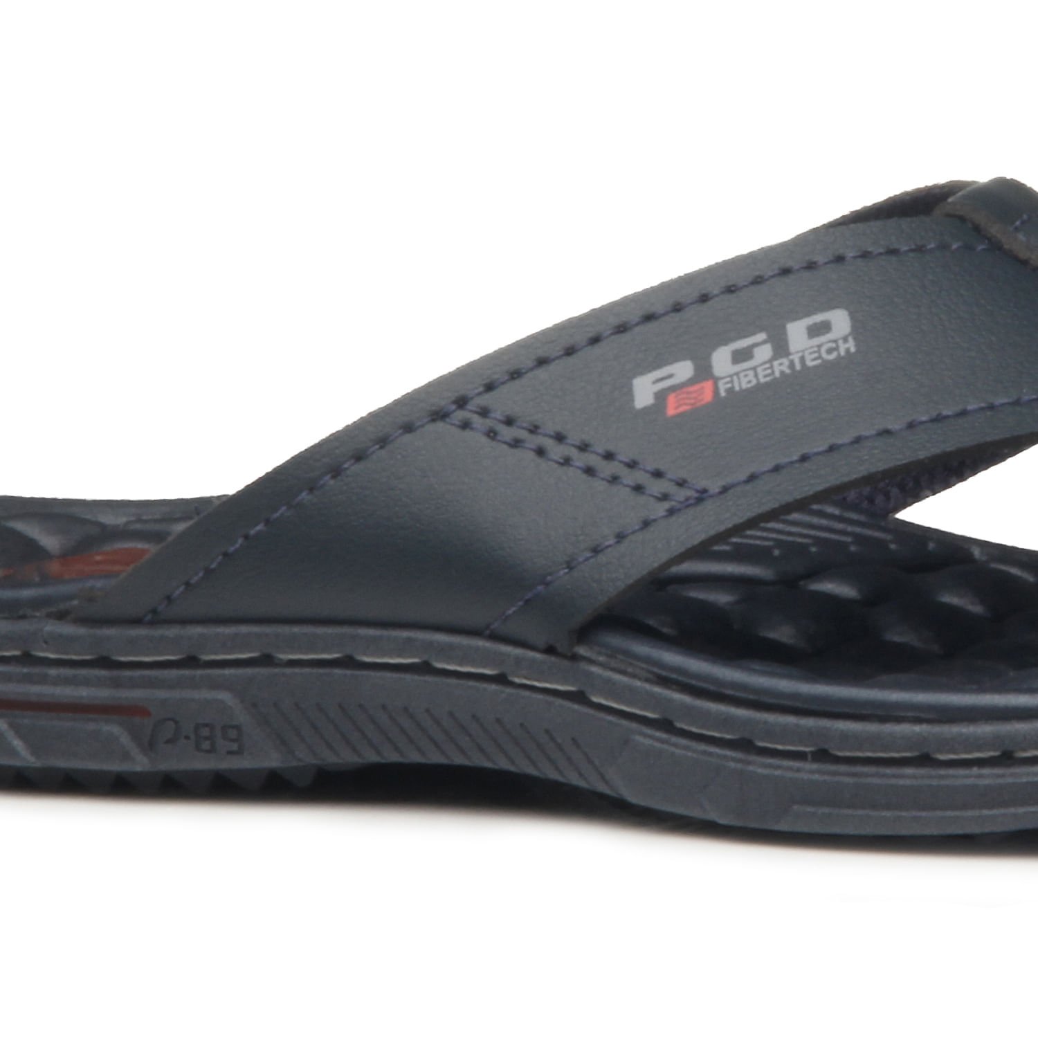 Chinelo Pegada Infantil em Microfibra Marinho 373301-03 Azul 2