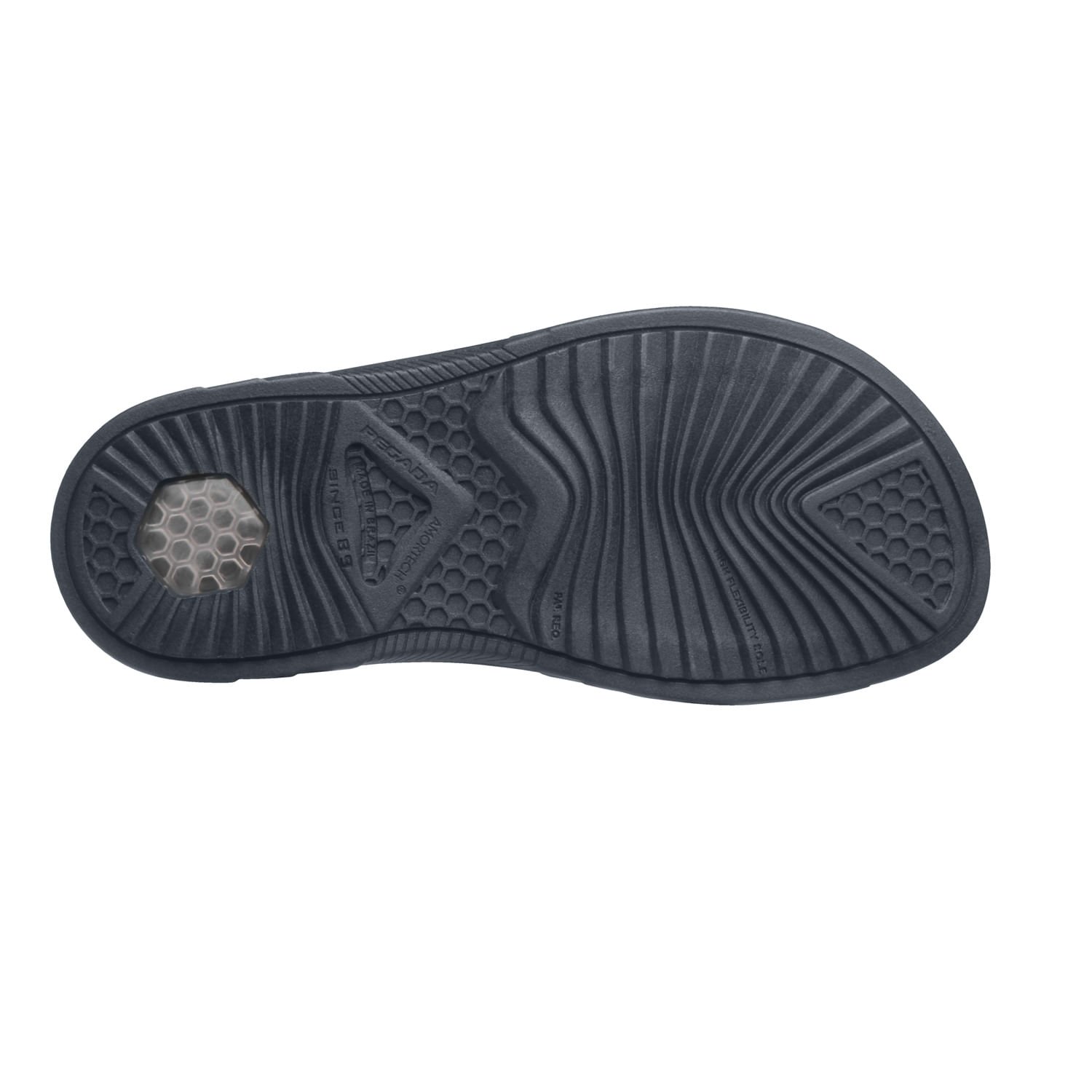 Chinelo Pegada Infantil em Microfibra Marinho 373301-03 Azul 6