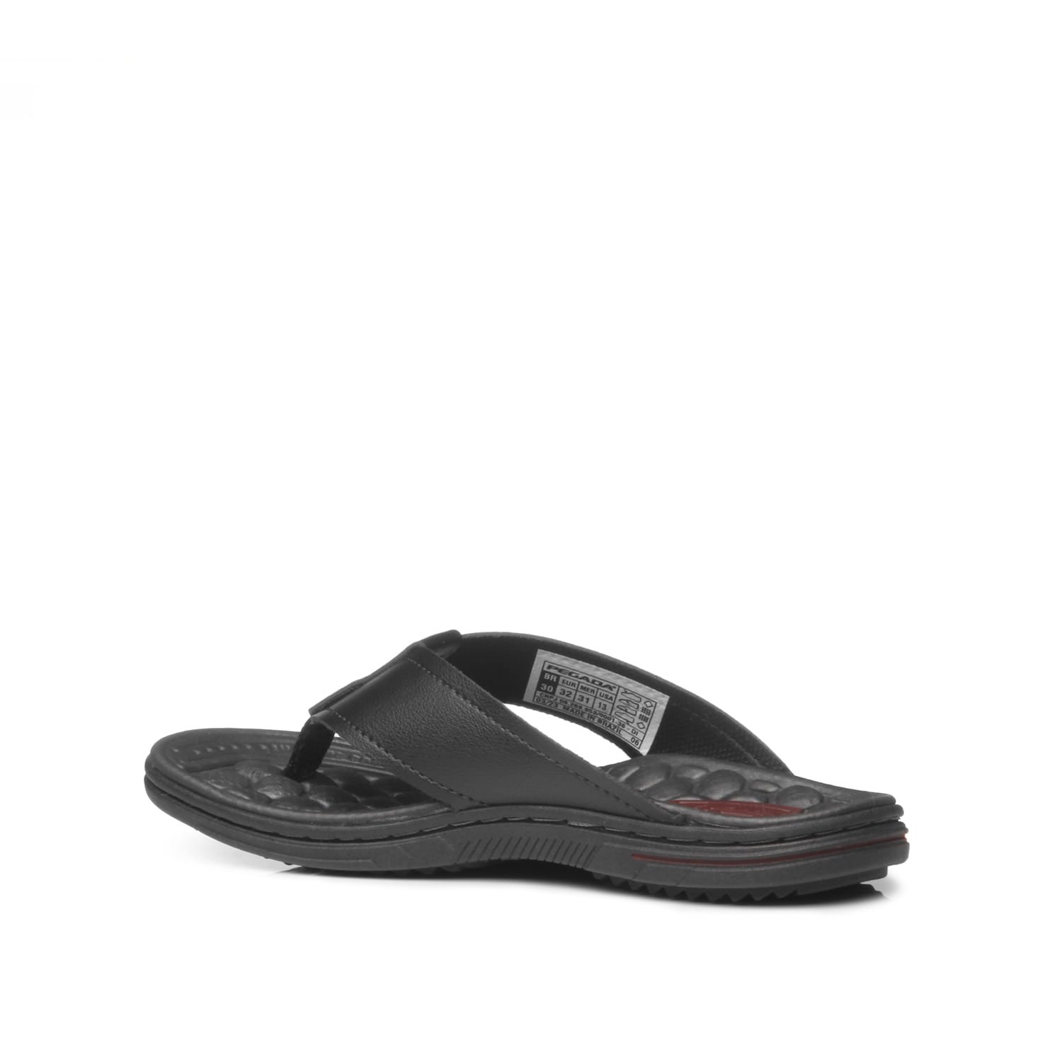 Chinelo Pegada Infantil em Microfibra Preto 373301-04 Preto 4