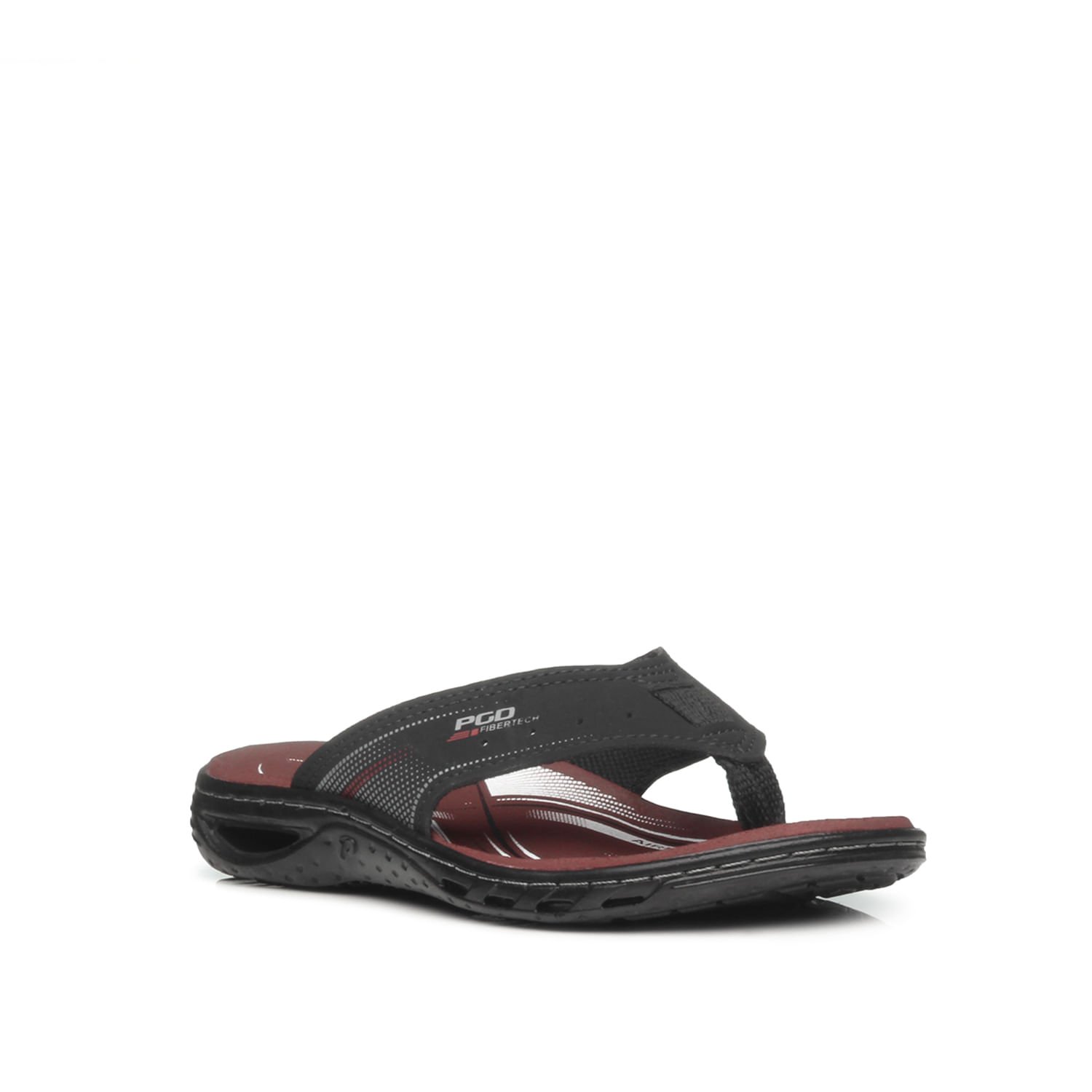 Chinelo Pegada Infantil em Microfibra Preto 373207-07 Preto 3