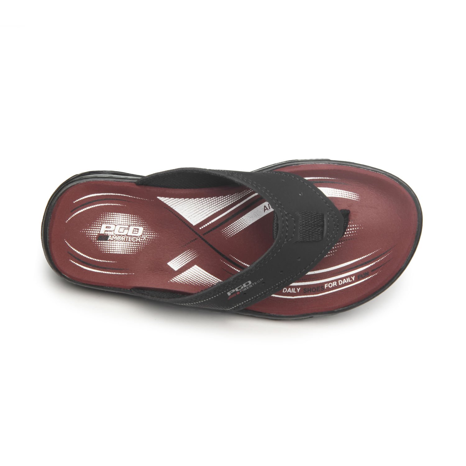 Chinelo Pegada Infantil em Microfibra Preto 373207-07 Preto 7