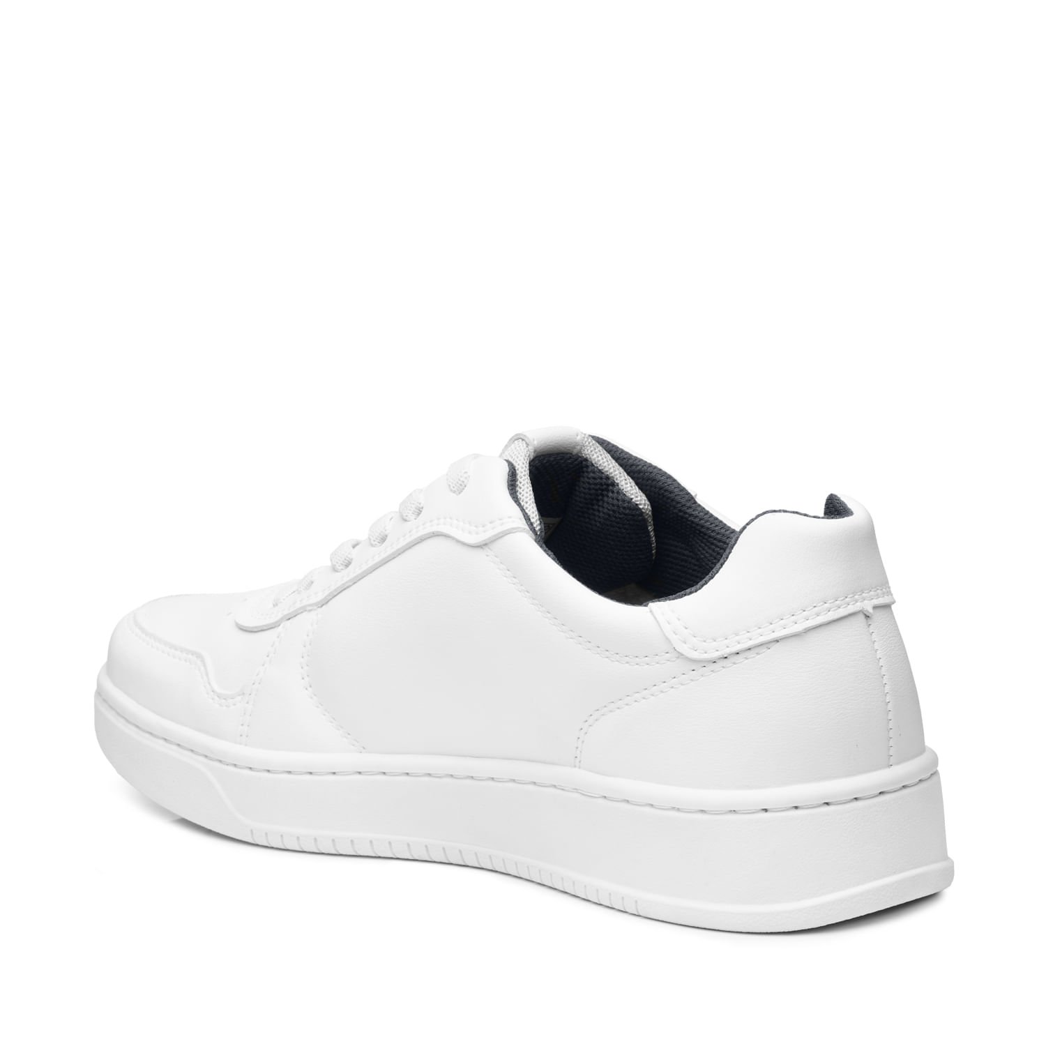 Tênis Casual Pegada Masculino em Microfibra Branco 171901-01 Branco 4