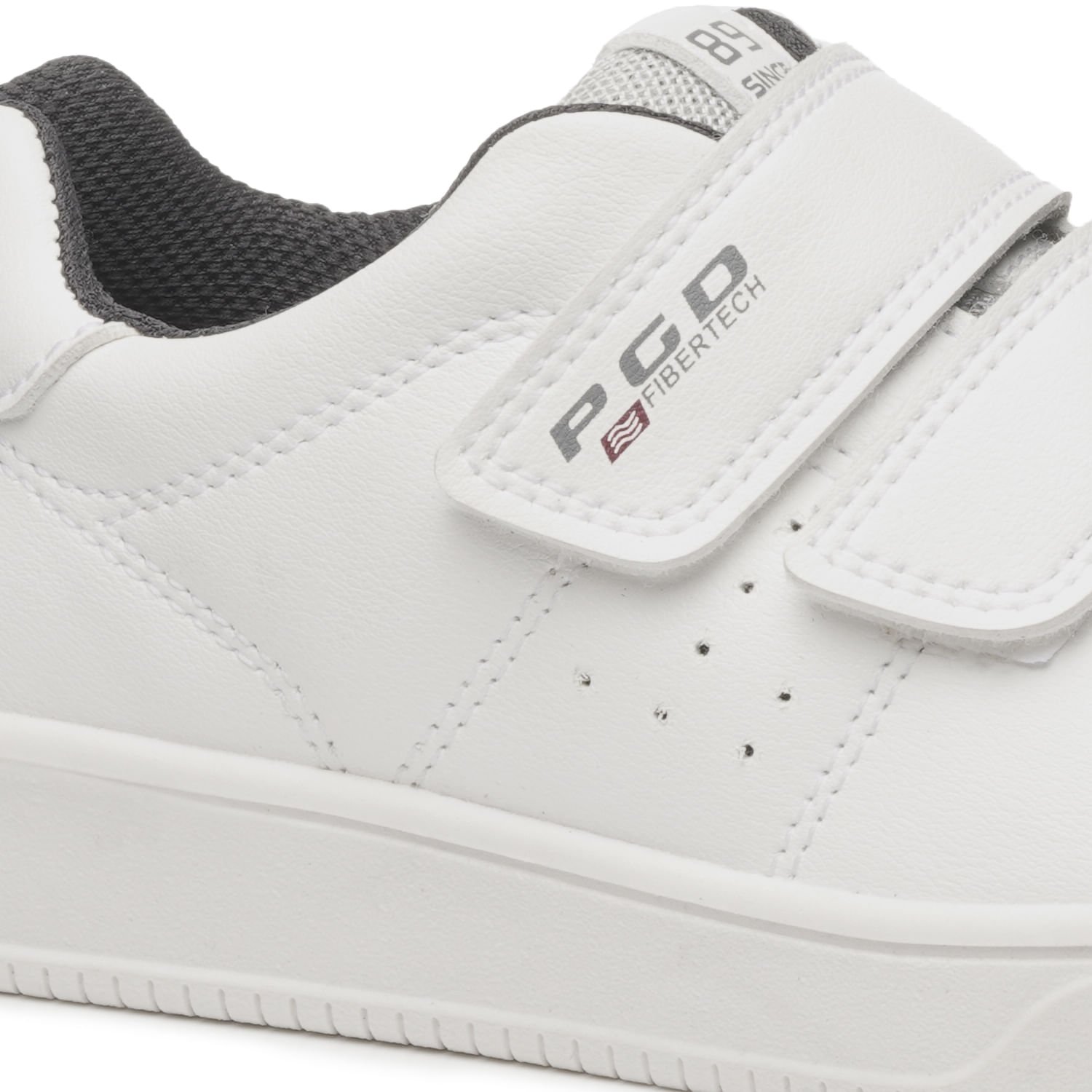 Tênis Casual Pegada Infantil em Microfibra Branco 371905-01 Branco 2