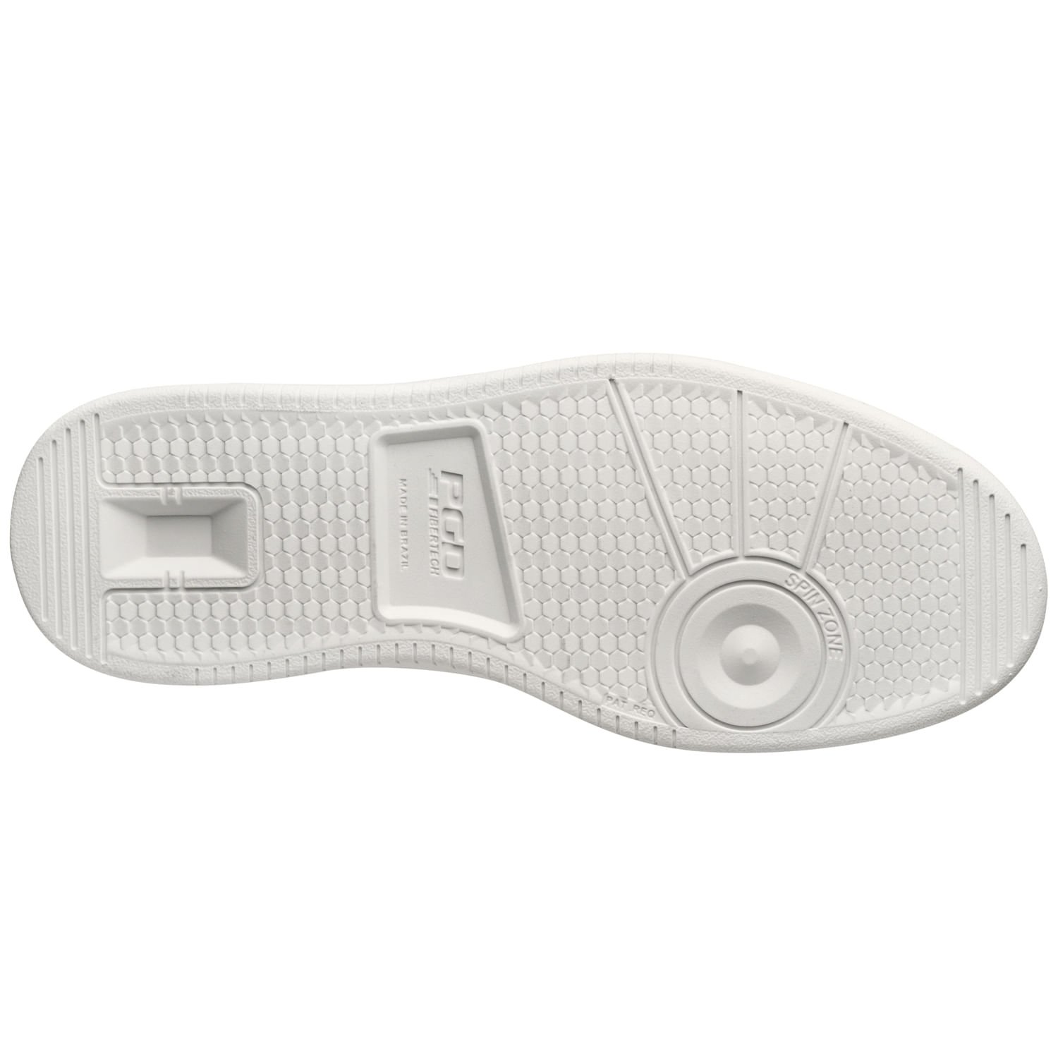 Tênis Casual Pegada Infantil em Microfibra Branco 371905-01 Branco 5