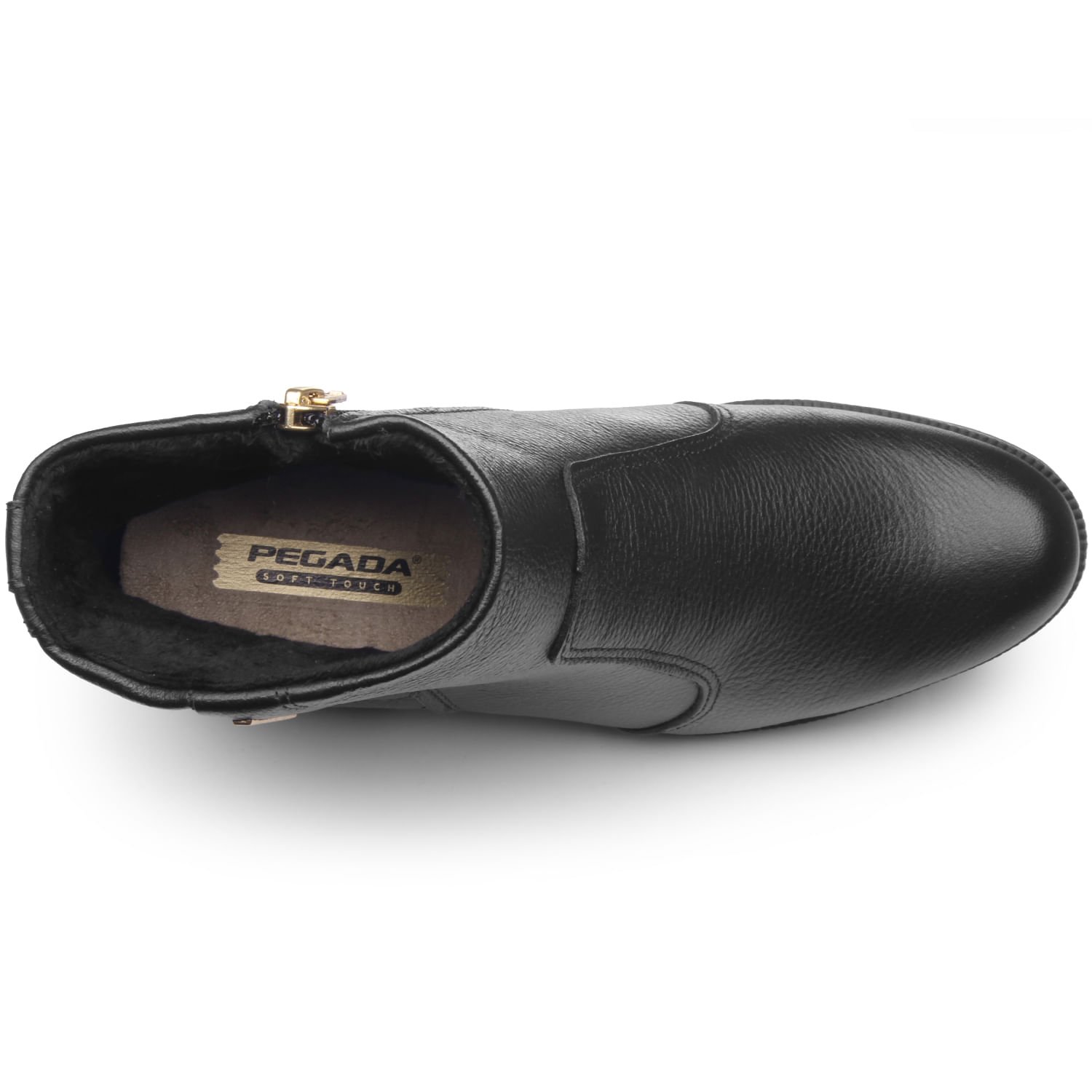 Bota Pegada Feminina em Couro Preto 282008-05 Preto 6