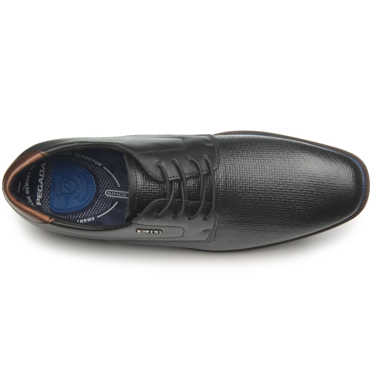 Sapato Social Pegada Masculino em Couro Preto 126306-01 Preto 7