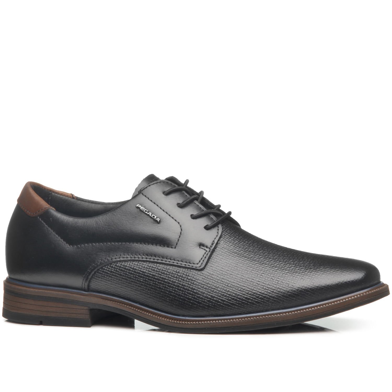 Sapato Social Pegada Masculino em Couro Preto 126306-01