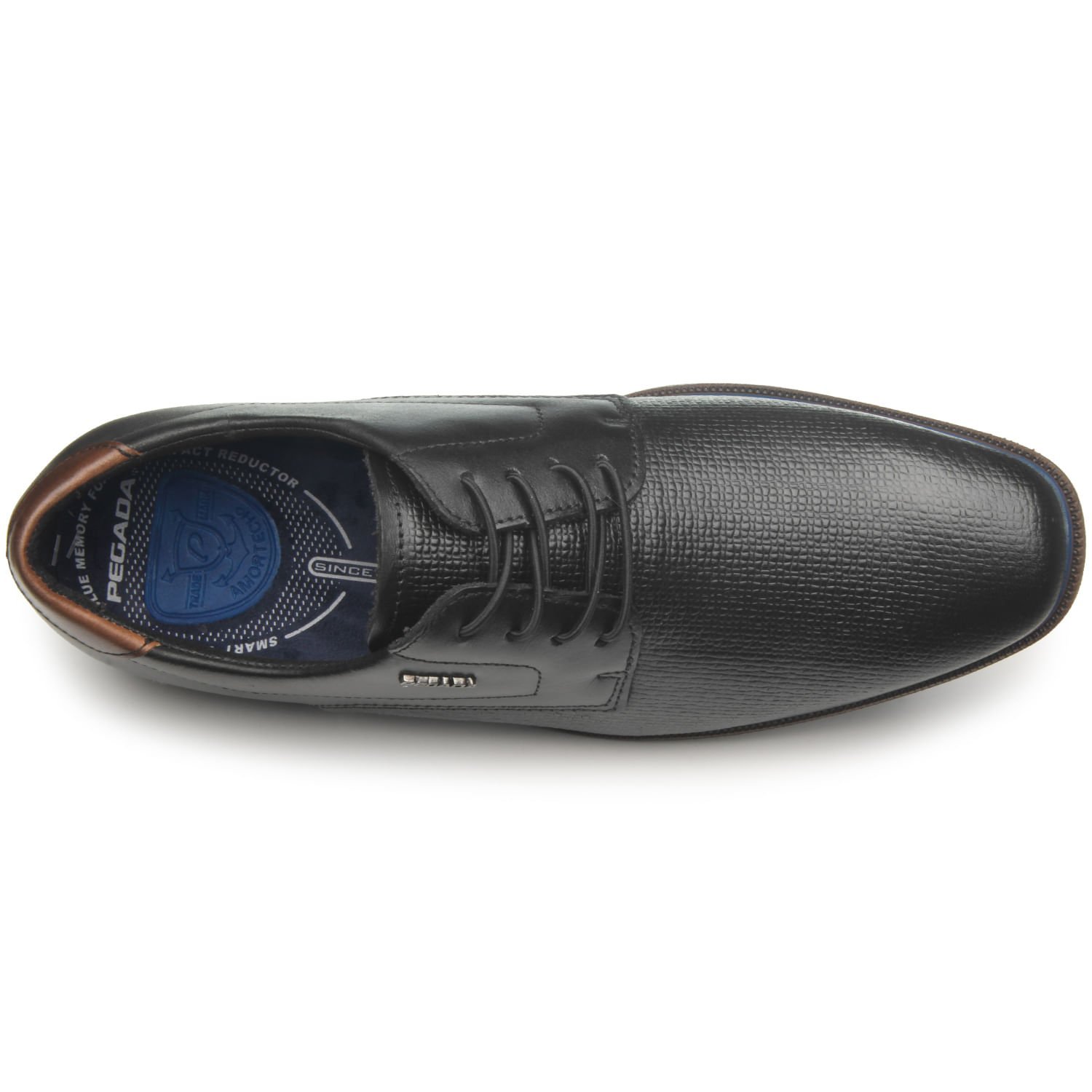 Sapato Social Pegada Masculino em Couro Preto 126306-01 Preto 7
