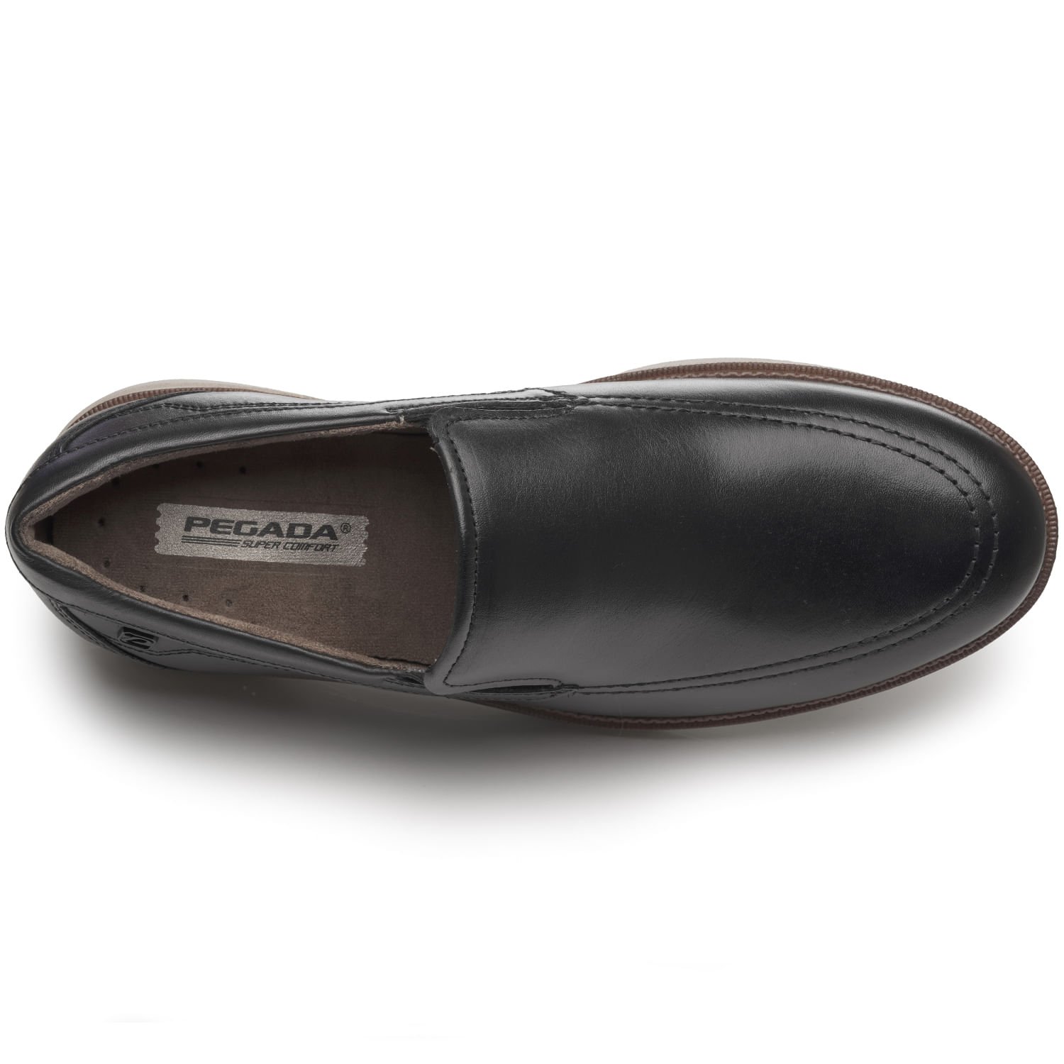 Sapato Casual Pegada Masculino em Couro Preto 126703-01 Preto 6