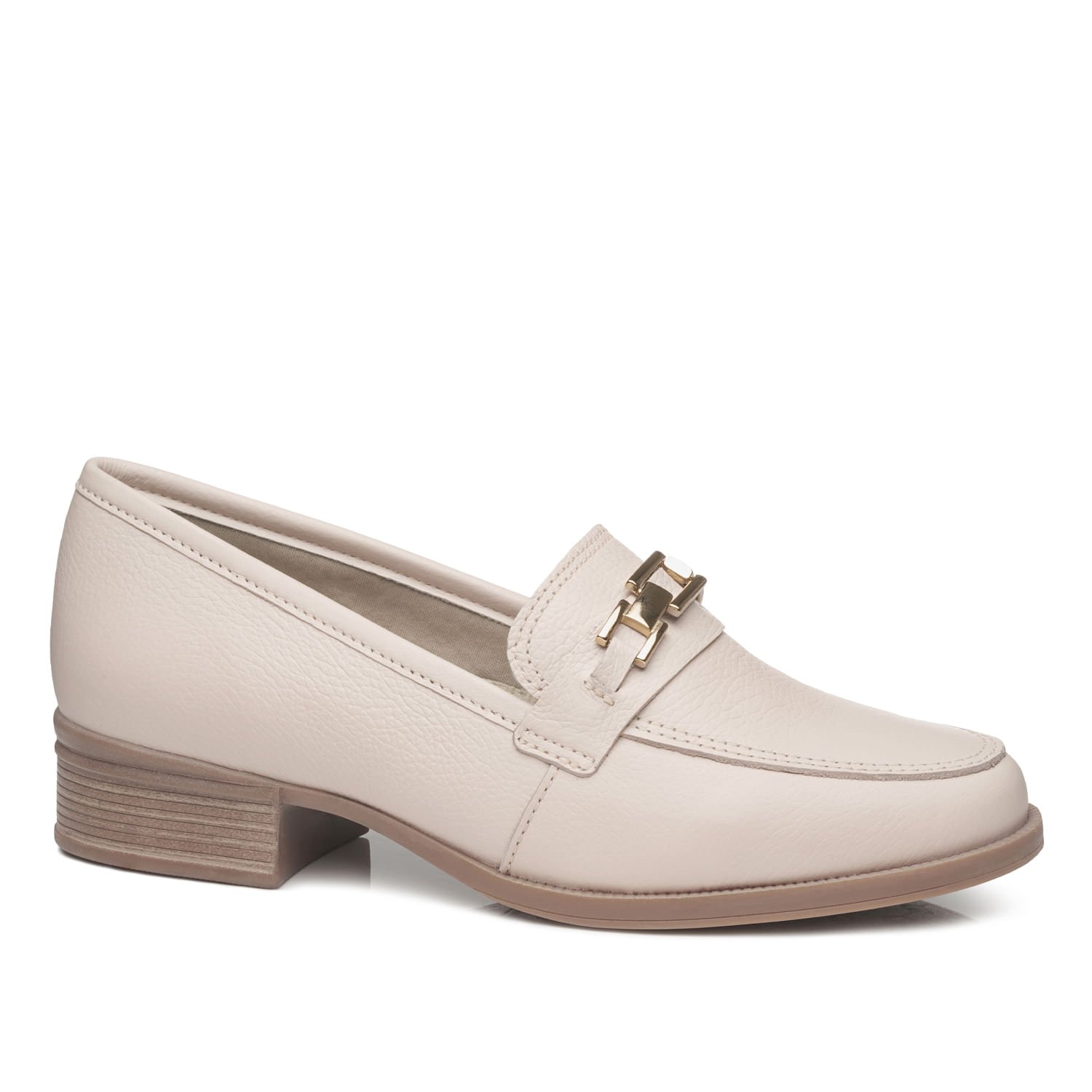 Sapato Pegada Feminino em Couro Off White 222001-01 Branco 1