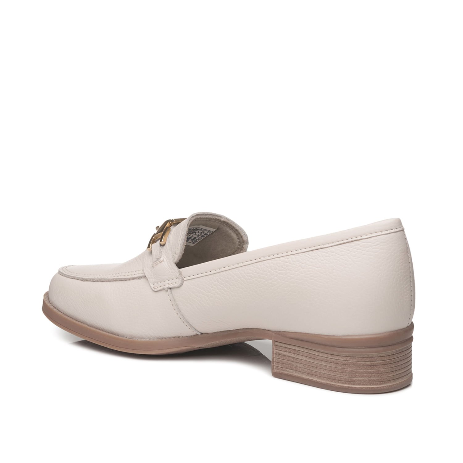 Sapato Pegada Feminino em Couro Off White 222001-01 Branco 4