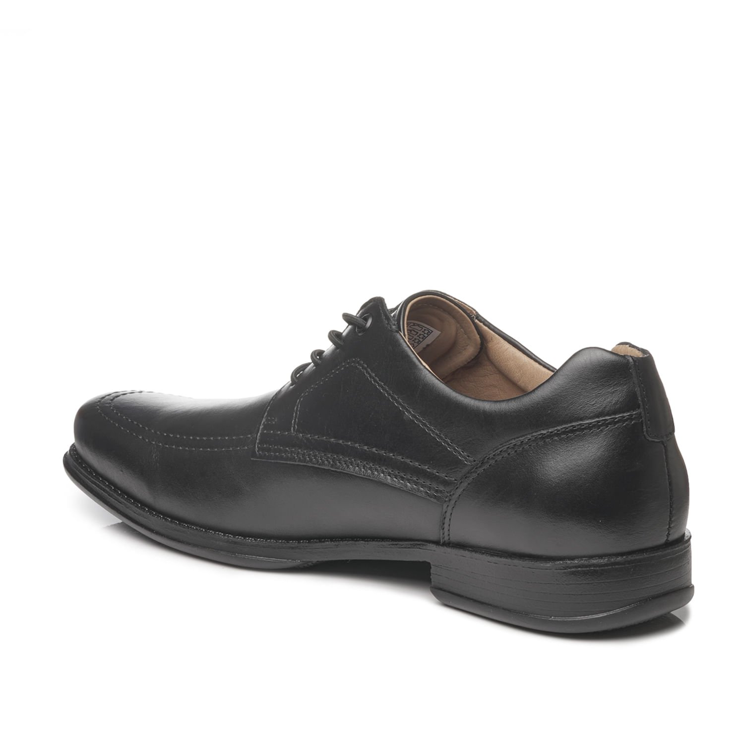 Sapato Social Pegada Masculino em Couro Preto 123462-01 Preto 4