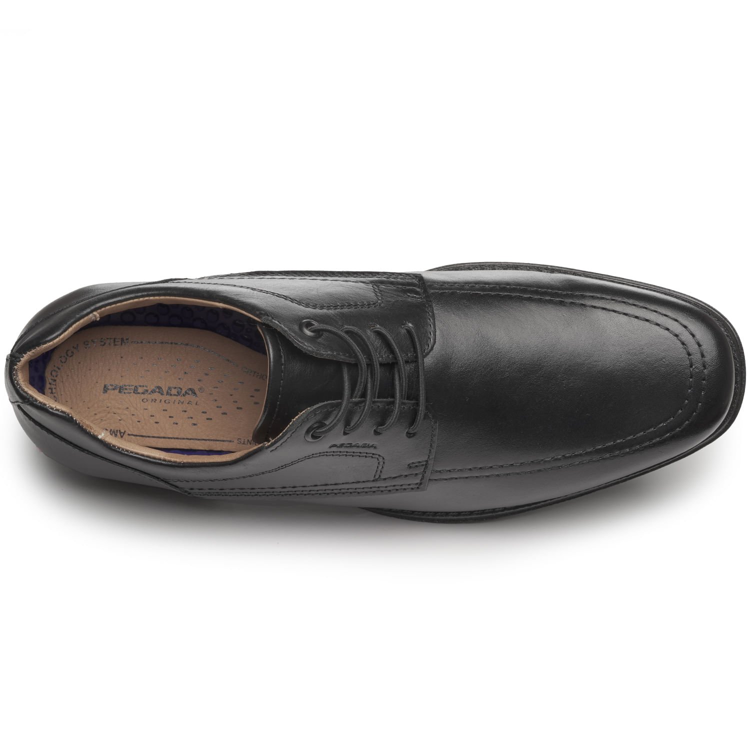 Sapato Social Pegada Masculino em Couro Preto 123462-01 Preto 7