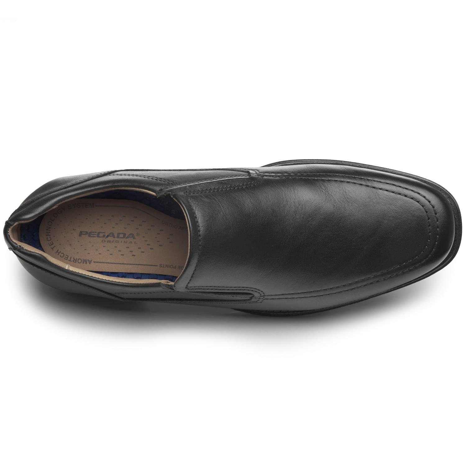 Sapato Social Pegada Masculino em Couro Preto 123463-01 Preto 7