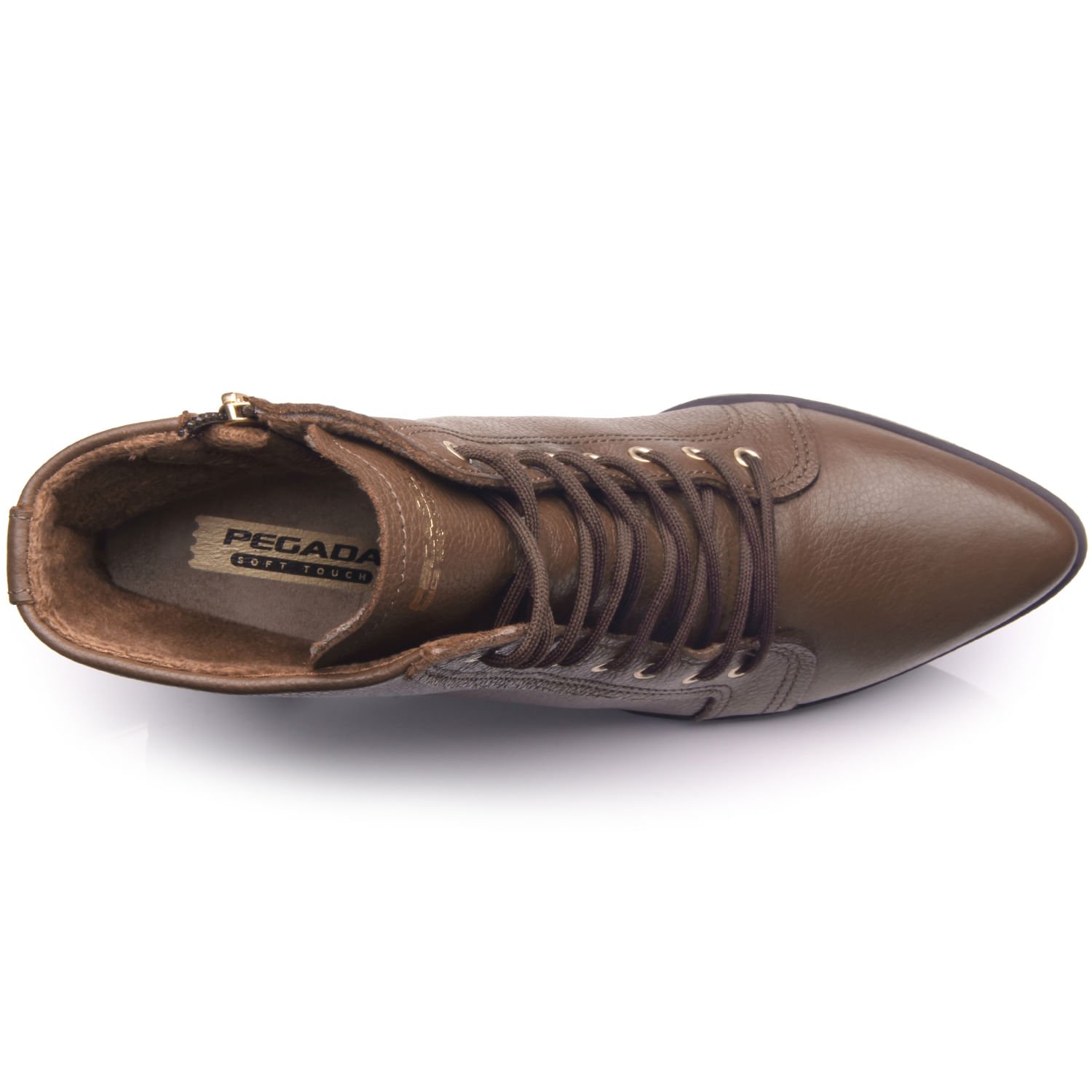 Bota Pegada Feminina em Couro Toffe 280503-06 Marrom 6